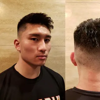 ショート Brotokyo BARBERSHOP 銀座店所属・BroTokyo マルのヘアスタイル