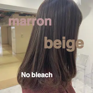 セミロング カラー ヘアアレンジ GO TODAY SHAiRE SALON  原宿verno店所属・完全💗マンツーマン marinのヘアスタイル