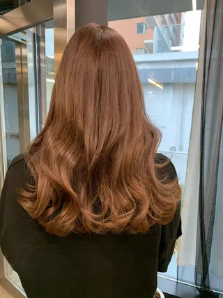 ミディアム カラー 透明感/オリーブ/ グレージュ/YUKAのヘアスタイル