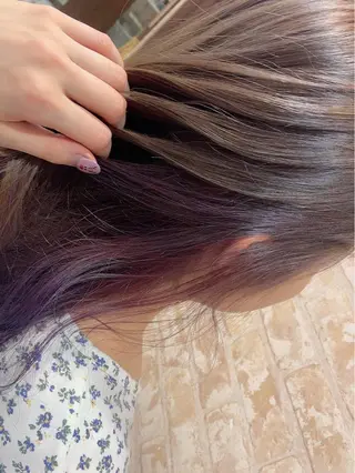 ミディアム カラー 近藤千翔🩵 髪質改善Periodのエステ・リラクイメージ