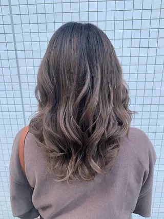 セミロング ヘアアレンジ beautism clock所属・韓国風🇰🇷うる艶 レイヤー/海青🫧のヘアスタイル