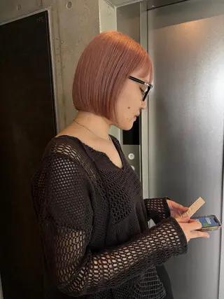 ショート カラー トレンドボブ /ミリヤのヘアスタイル