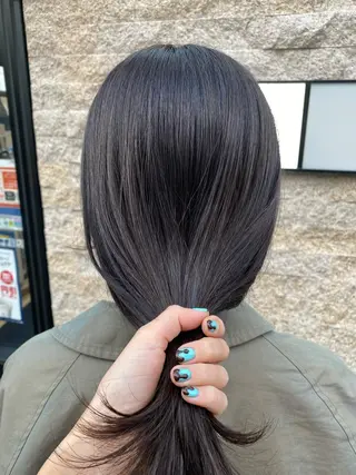 ミディアム カラー ✨透明感カラー✨ 🦖佐々木未来🦕のヘアスタイル