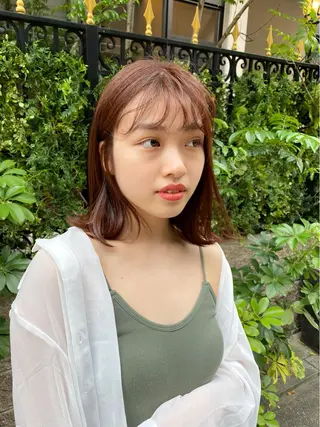 ミディアム カラー アレンジ指名 no.1✨ｈａｋｏのヘアスタイル