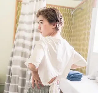 ショート カラー 似合わせカット🫧 /パーマRINAのヘアスタイル