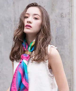 セミロング 大宮/山口 竣也のヘアスタイル