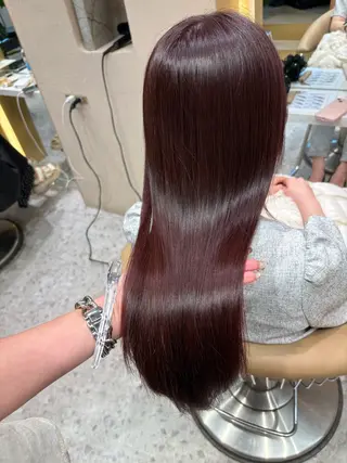 ロング Kanami/韓国風 /艶カラーのヘアスタイル