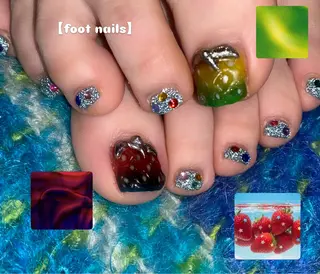 ネイル nano/きもかわ nail🐬🫧のネイルデザイン