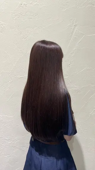 ロング カラー 石黒 理々花のヘアスタイル