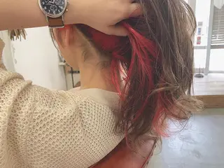 ロング カラー fio マナミのヘアスタイル