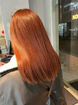 ロング カラー 菊地 美憂のヘアスタイル