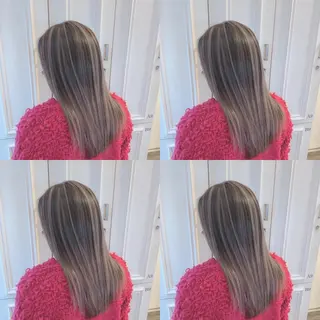 ミディアム カラー 似合わせ/ブリーチ カラー.岡田友仁のヘアスタイル