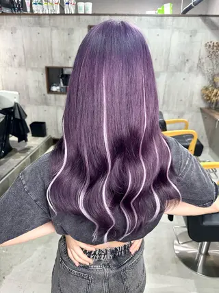 ロング カラー 名古屋のピンク好き かずくん🦩のヘアスタイル