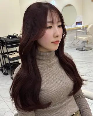 ロング カラー ヘアアレンジ 髪質改善支持率 NO.1🫧松野力也のヘアスタイル