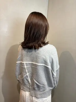 ミディアム BeBe /スタイリストのヘアスタイル