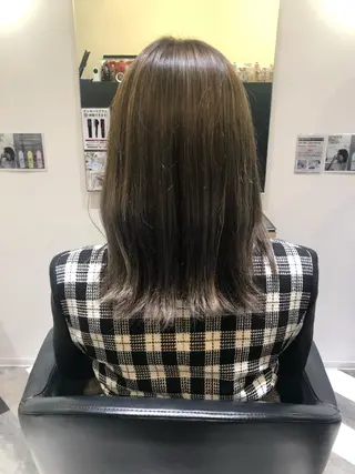 セミロング カラー 🌟1番すきを作りま しょう🌟 なつきのヘアスタイル