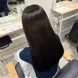 ロング カラー ななみ.⋆𝜗𝜚 艶カラー/まつパのヘアスタイル