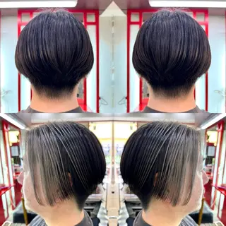 ミディアム メンズ "PEPPU "所属・🌈推し色派手髪 ハイトーンShinのヘアスタイル