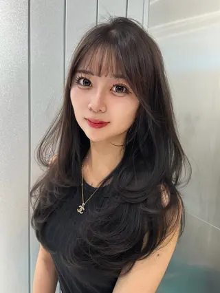 ミディアム コウスケ/ lond uluのヘアスタイル