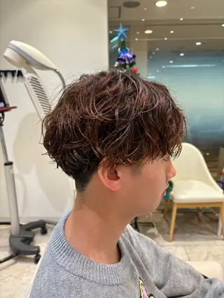 パーマ メンズ 🌼丸みボブ🌼 ショート　柏木結太のヘアスタイル