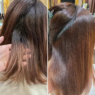 ミディアム Ash 店長　山下達也のヘアスタイル