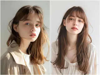 ロング 上家 慎太郎のヘアスタイル