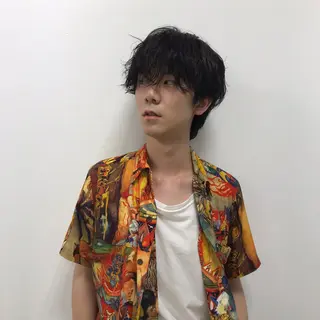 ショート メンズ パーマ特化美容師 mikuのヘアスタイル