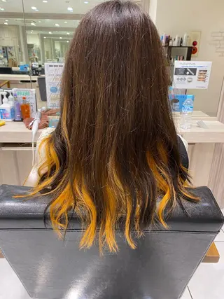 ロング カラー 高杉 駿のヘアスタイル