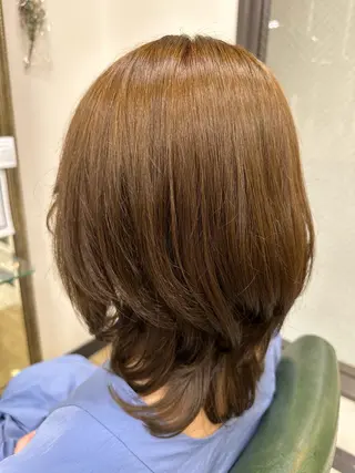 セミロング カラー 髪質改善特化✨ ingrove 成田のヘアスタイル
