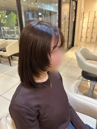 ミディアム カラー 髪質改善🥂✨ Mioのヘアスタイル
