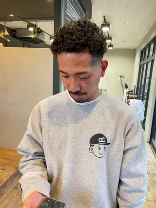 ショート パーマ メンズ メンズ🎱女性も歓迎 ✨🌵榊原崇文🌵のヘアスタイル