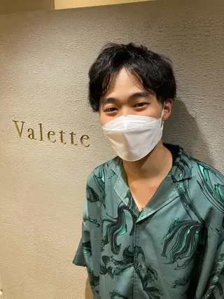 ショート パーマ メンズ 豊中/メンズ特化 岡田 龍之介のヘアスタイル