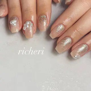 ミディアム ネイル richeri beautyのネイルデザイン