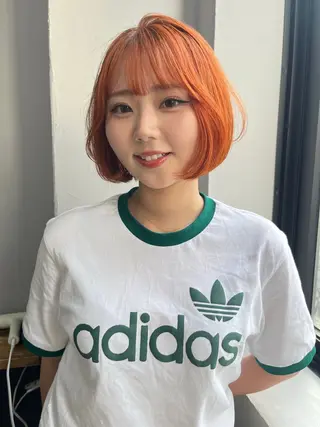 ショート カラー ハイトーン/ボブ/ honoのヘアスタイル