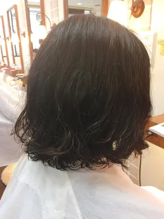 ショート パーマ 大野 まゆのヘアスタイル