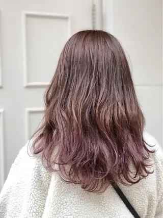 セミロング カラー 🫟Blanco🫟 Color&Careのヘアスタイル