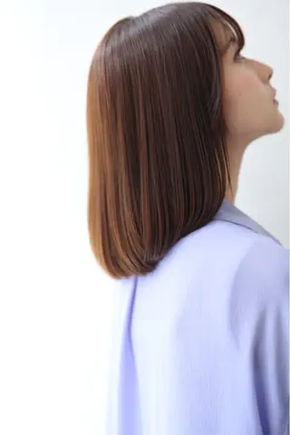 ミディアム 西川 仁のヘアスタイル