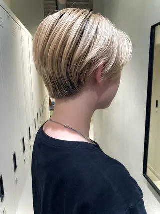 ショート メンズ Un ami  shibuya所属・Mon/ショート/パ ーマのヘアスタイル