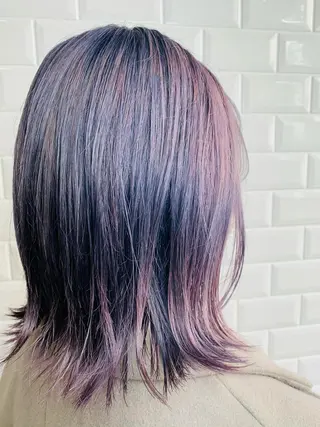 ミディアム カラー APPiiS所属・APPiiS 柳田 葵のヘアスタイル