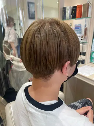 ショート カラー メンズ 韓国ヘアメイク🎀/ 縮毛矯正✨山本媛香のヘアスタイル