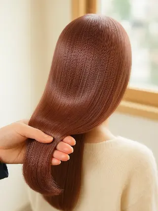 ロング 髪質改善＆白髪ぼかし カラー♡店長みやけ♡のヘアスタイル