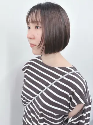 ショート 小顔ボブ/お悩み解決 /ボブパーマ/とういのヘアスタイル