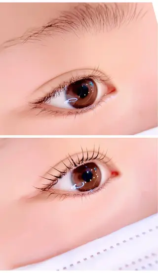 メンズ マツエク・マツパ アイブロウ eyelash salon 3+所属・3+ MIYUKIのマツエク・マツパデザイン