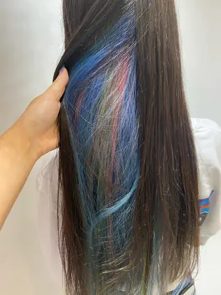 ロング カラー 🐺ウルフ/レイヤー 似合わせ‎🤍沙羅のヘアスタイル