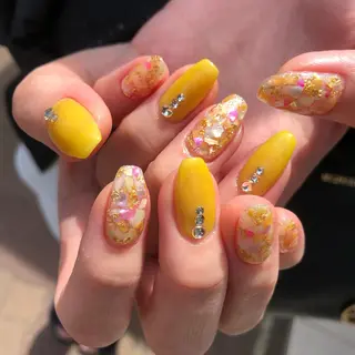 ロング カラー キッズ ネイル マツエク・マツパ 福田 加奈のネイルデザイン