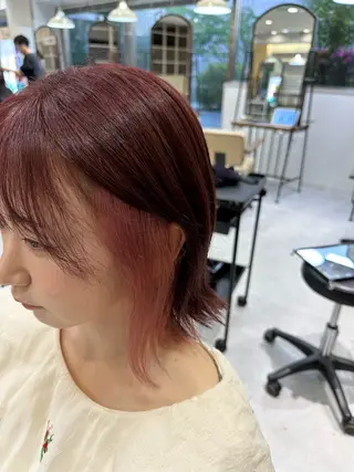 ショート カラー 髪質改善AUSTIN登戸所属・ICHIKA/暖色 カラー / Wカラーのヘアスタイル