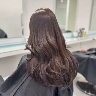 ロング カラー 透明感 カラーしゅうじのヘアスタイル