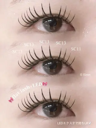 マツエク・マツパ blancnoir lash所属・棚岡 結花のマツエク・マツパデザイン