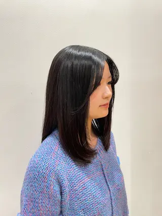 ミディアム 栗田 莉奈/ 自由が丘のヘアスタイル