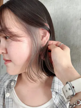 ミディアム 髪質改善ｶﾗｰ🥣 ayaka🤎のヘアスタイル